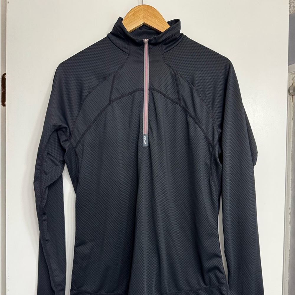 Mec Black Quarter Zip Performance Pullover Athlei… - image 2